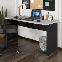 Escrivaninha Mesa De Escritório 150cm Multimóveis Cr25318 Cinza Preto - 1