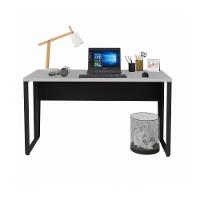 Escrivaninha Mesa De Escritório 135cm Multimóveis Cr25328 Cinza Preto - 5