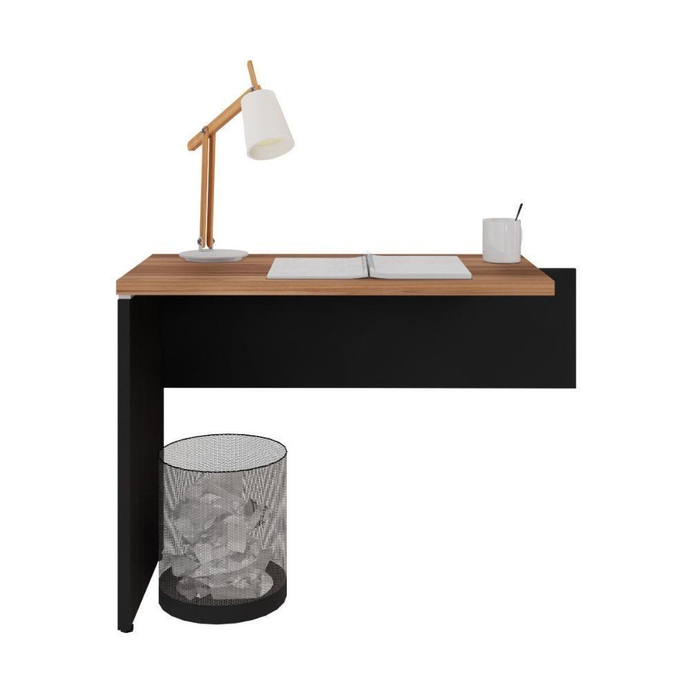 Mesa De Escritório Auxiliar 90cm Multimóveis Cr25305 Sevilha Preto - 5