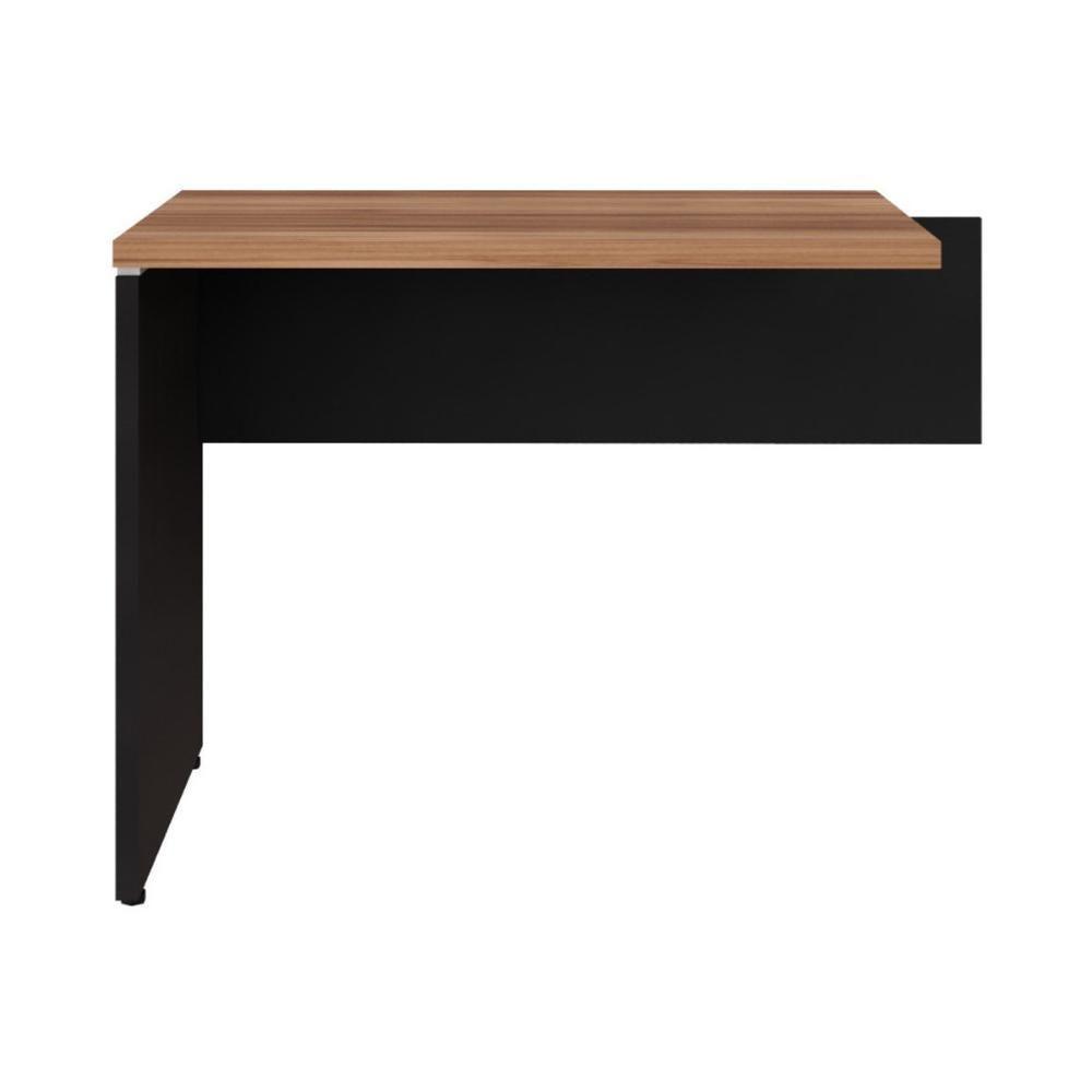 Mesa De Escritório Auxiliar 90cm Multimóveis Cr25305 Sevilha Preto - 6