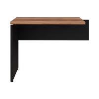Mesa De Escritório Auxiliar 90cm Multimóveis Cr25305 Sevilha Preto - 6