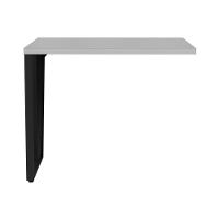 Mesa De Escritório Auxiliar 90cm Multimóveis Cr25306 Cinza Preto - 6