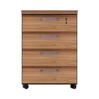 Gaveteiro De Escritório 46cm Com Chave 4 Gavetas E Rodízios Multimóveis Cr25303 Sevilha Preto - 6