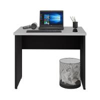 Escrivaninha Mesa Escritório 90cm Multimóveis Cr25319 Cinza Preto - 5