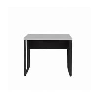 Escrivaninha Mesa Escritório 90cm Multimóveis Cr25326 Cinza Preto - 6