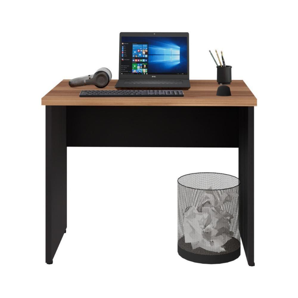 Escrivaninha Mesa Escritório 90cm Multimóveis Cr25319 Sevilha Preto - 4
