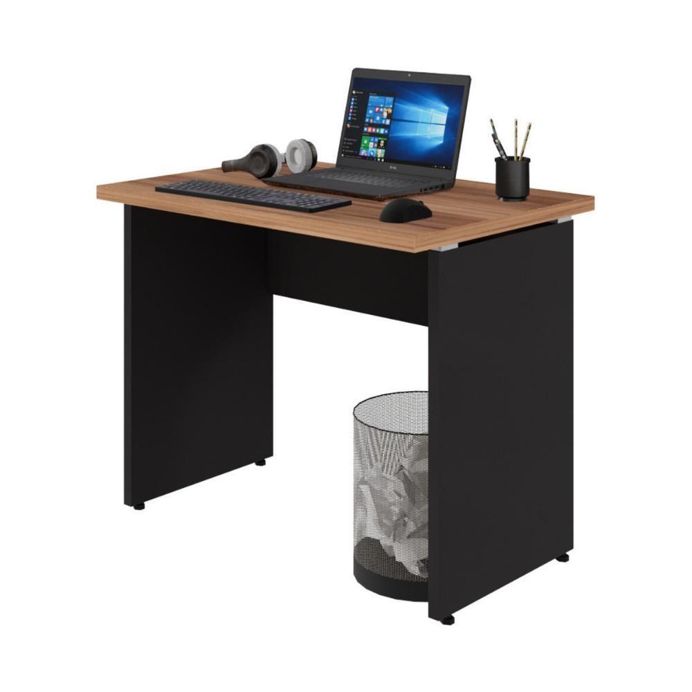 Escrivaninha Mesa Escritório 90cm Multimóveis Cr25319 Sevilha Preto - 6