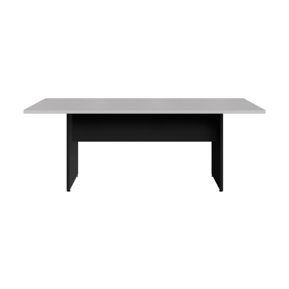 Mesa De Escritório Reunião 200cm Multimóveis Cr25333 Cinza Preto - 6