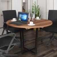 Mesa Escritório De Reunião 110cm Redonda Multimóveis Cr25331 Sevilha Preto - 1