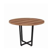 Mesa Escritório De Reunião 110cm Redonda Multimóveis Cr25331 Sevilha Preto - 2