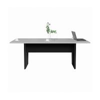 Mesa De Escritório Reunião 200cm Multimóveis Cr25332 Cinza Preto - 5