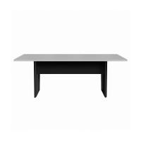 Mesa De Escritório Reunião 200cm Multimóveis Cr25332 Cinza Preto - 6