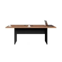 Mesa De Escritório Reunião 200cm Com Caixa De Tomadas Multimóveis Cr25334 Sevilha Preto - 5