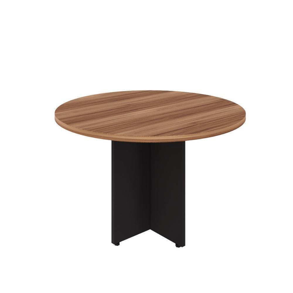 Mesa Escritório De Reunião 110cm Redonda Multimóveis Cr25330 Sevilha Preto - 5