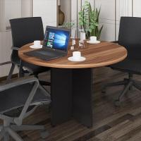 Mesa Escritório De Reunião 110cm Redonda Multimóveis Cr25330 Sevilha Preto - 1
