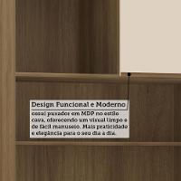 Bancada De Estudos Modulada 1 Porta 90cm Veneza Luciane Móve Avelã Pf/arenas Pf - 6