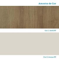 Bancada De Estudos Modulada 1 Porta 90cm Veneza Luciane Móve Avelã Pf/arenas Pf - 10