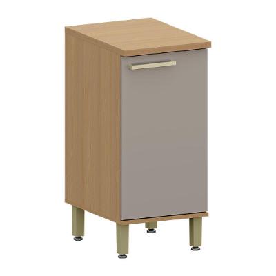 Balcão De Cozinha 1 Pt Tampo 40cm Duna Luciane Móveis Freijó/cinammon