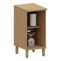 Balcão De Cozinha 1 Pt Tampo 40cm Duna Luciane Móveis Freijó/cinammon - 2