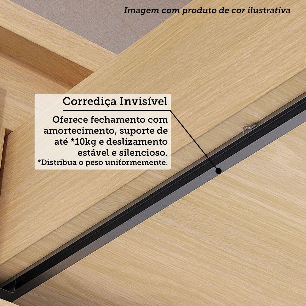 Balcão De Cozinha Para Pia 3 Pts Sem Tampo 120cm Duna Lucian Freijó/cinammon - 6