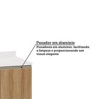 Balcão De Cozinha Com Tampo 40cm 1 Porta Diana Luciane Móvei Avelã/avelã