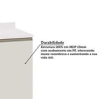 Balcão De Canto Diagonal Com Tampo 1 Porta Diana Luciane Móv Avelã/areia