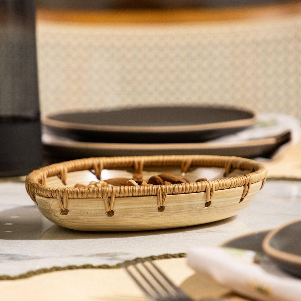 Bowl Copa E Cia Duo Rattan Folha Pequeno - 4