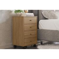 Gaveteiro P- Escritório Presence C- 4 Gavetas Amêndola Touch - Demóbile - 1