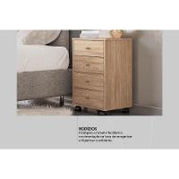 Gaveteiro P- Escritório Presence C- 4 Gavetas Amêndola Touch - Demóbile - 7