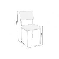 Conjunto: Mesa De Cozinha Volga C- Tampo De Vidro 95cm E 4 Cadeiras Zaria Cromada - Boucle Bege - Kappesberg - 5