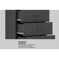 Mesa Cabeceira Infantil Presence C- 4 Gavetas Amêndola Touch - Demóbile