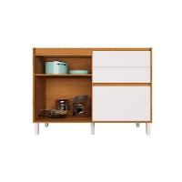 Balcão De Cozinha Denver Ph 3110 C- 1 Porta 1 Porta Tempero E 2 Gavetas S- Tampo 120cm Freijo Rocks-branco - Herval - 2