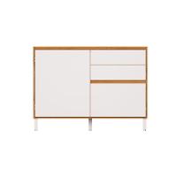 Balcão De Cozinha Denver Ph 3110 C- 1 Porta 1 Porta Tempero E 2 Gavetas S- Tampo 120cm Freijo Rocks-branco - Herval - 3