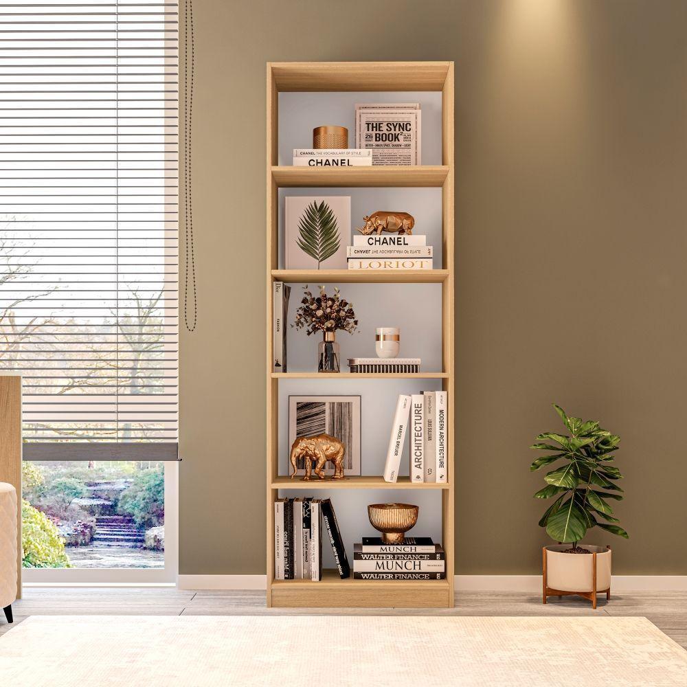 Estante Livreiro Multiuso Eliana Com 5 Nichos Montana - 1