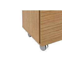 Gaveteiro P- Escritório Me4148 C- Chave E Rodízio Amêndoa - Tecno Mobili - 5