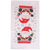 Kit 2 Peças Natalino Pano De Prato E Luva De Forno Bene Casa Papai Noel - 3