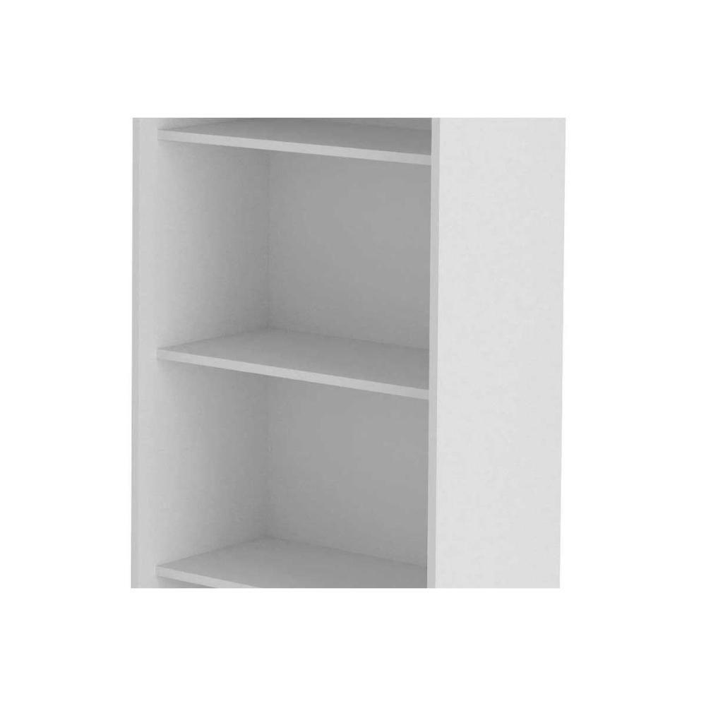 Estante Livreiro Solteiro Me4150 C- 3 Prateleiras Amêndoa - Tecno Mobili - 4