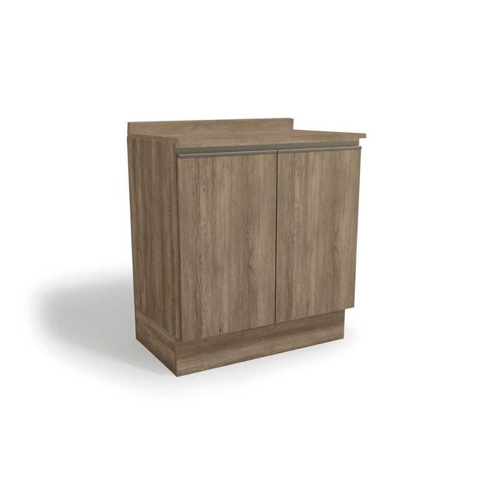 Balcão Cozinha P- Cooktop C- Tampo Maxxi G744 C- 2 Portas 80cm Nogal-nogal - Kappesberg - 1