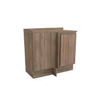 Balcão Cozinha P- Cooktop C- Tampo Maxxi G748 Canto Reto C- 1 Porta 80cm Nogal-nogal - Kappesberg - 1