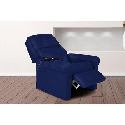 Poltrona Reclinável MH 1216 Two Way com Massagem para Sala Azul Marinho Herval