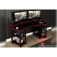 Mesa Computador Gamer Me4167 Preto-vermelho - Tecno Mobili - 4