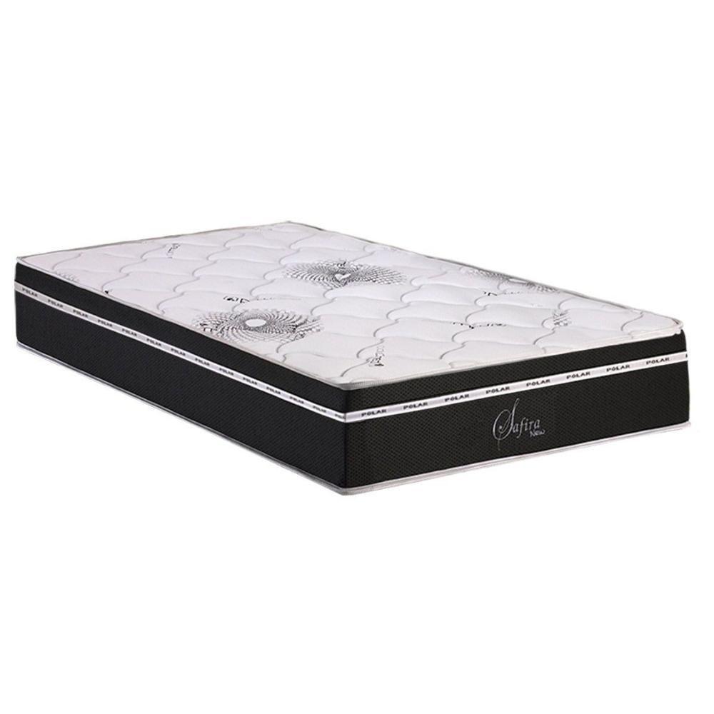 Colchão Solteiro Molas Pocket Ensacadas Safira New (88x188x30) - Polar - 1