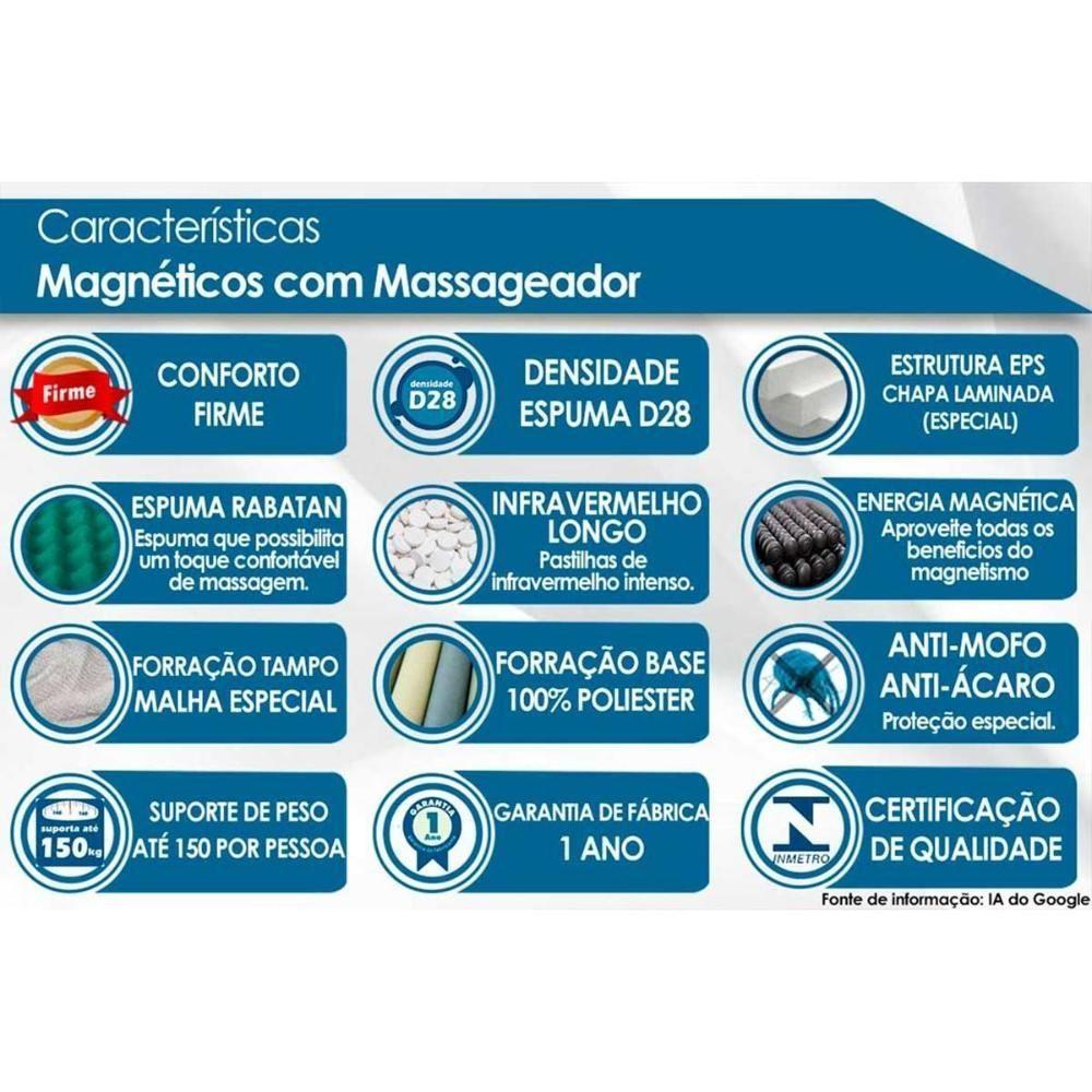 Colchão Queen Espuma Molas Tecnopedic Premium Niponpedic (158x198x32) - Castor - 6