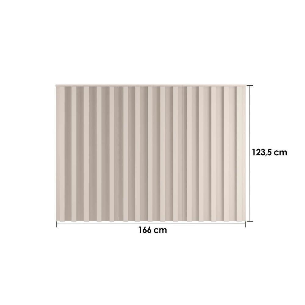 Painel Cama Box Madeirado Cabeceira Vitoria Casal-queen Off White - Europa - 2