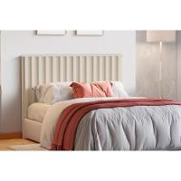 Painel Cama Box Madeirado Cabeceira Vitoria Casal-queen Off White - Europa - 1
