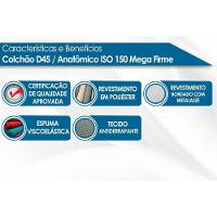 Cama Box Solteiro: Colchão Ortopédico Ortobom D45 Iso 150 Mega Firme + Base Crc Suede Clean (88x188)