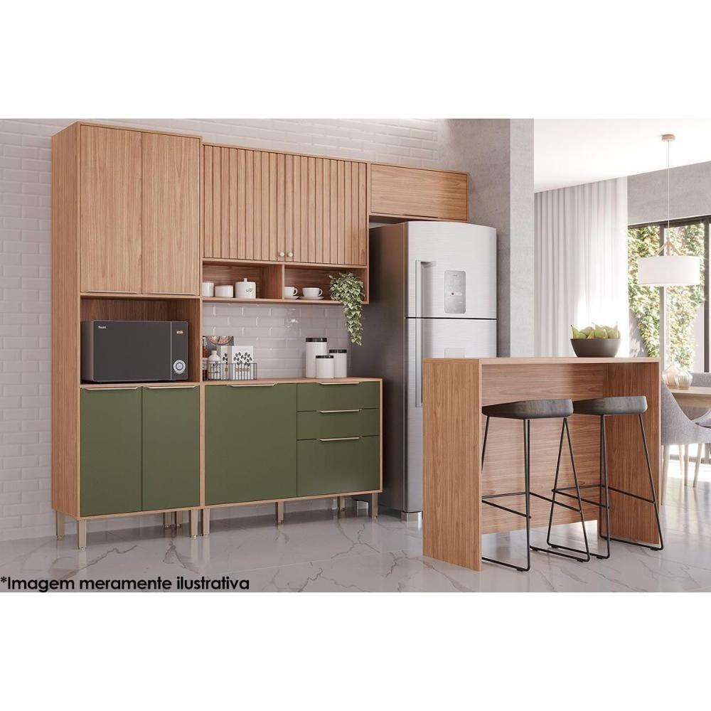 Balcão Ilha Cozinha Gourmet 125 Cm Cinamomo - Mgm - 4