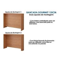 Balcão Ilha Cozinha Gourmet 125 Cm Cinamomo - Mgm - 2