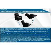 Poltrona Reclinável C- Massagem P- Sala Motorizada Vibro Divino Urbany Zero Wall Giro E Balanço Courano Bege - Probel - 5