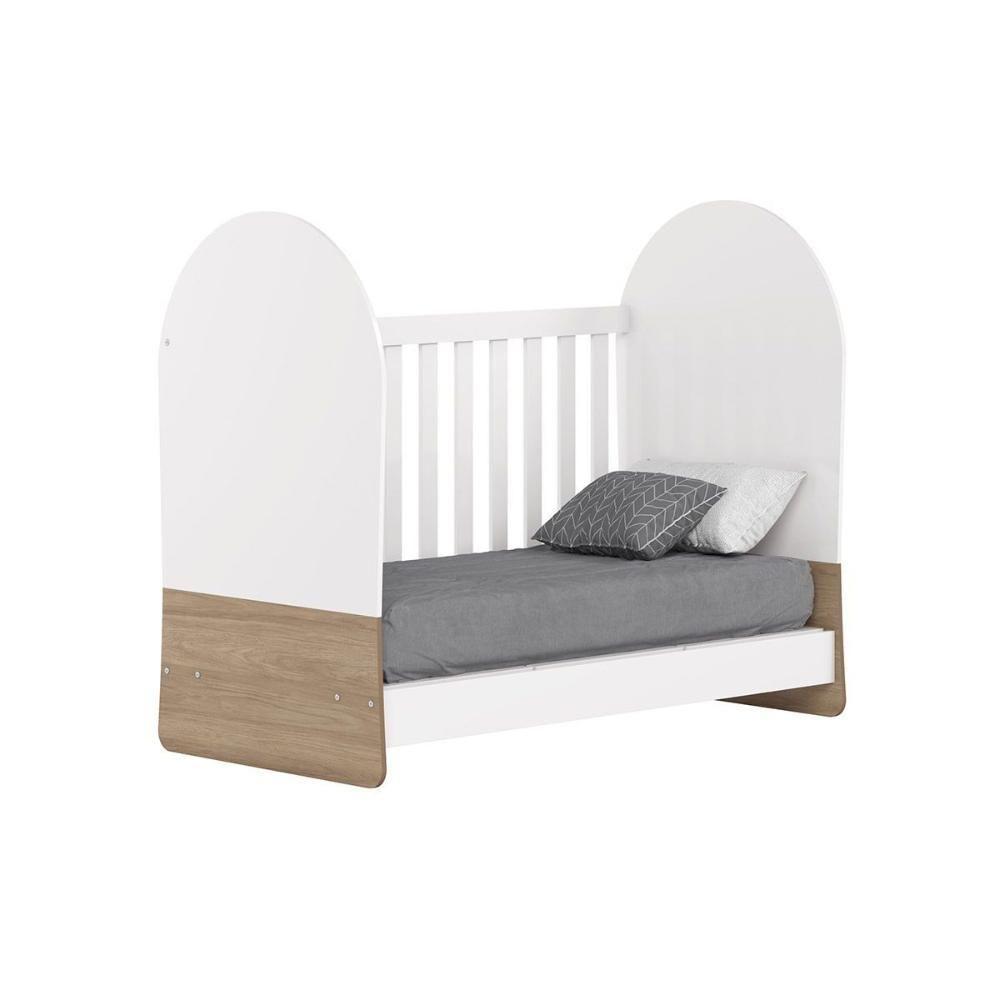 Berço - Mini Cama Infantil Magia 3 Em 1 Branco-jequitiba - Henn - 4